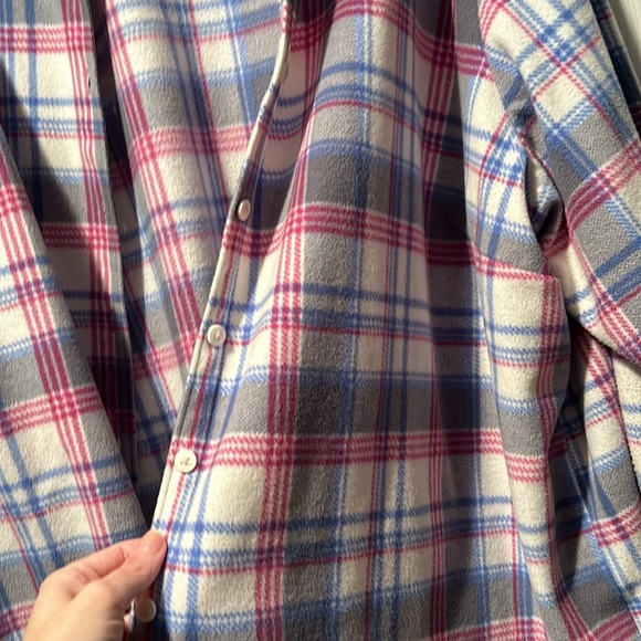 🩵Lee Riders Oversized Plaid Fleece Shacket and Champion Sweatshirt Hoodie - Picture 6 of 16